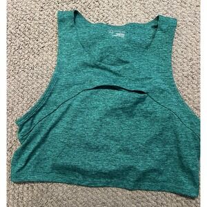 Offline by Aerie Keyhole Hugger Tank Top Green Women's Large